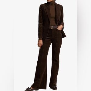 Polo Ralph Lauren Cotton-corduroy Flared Pants - Brown